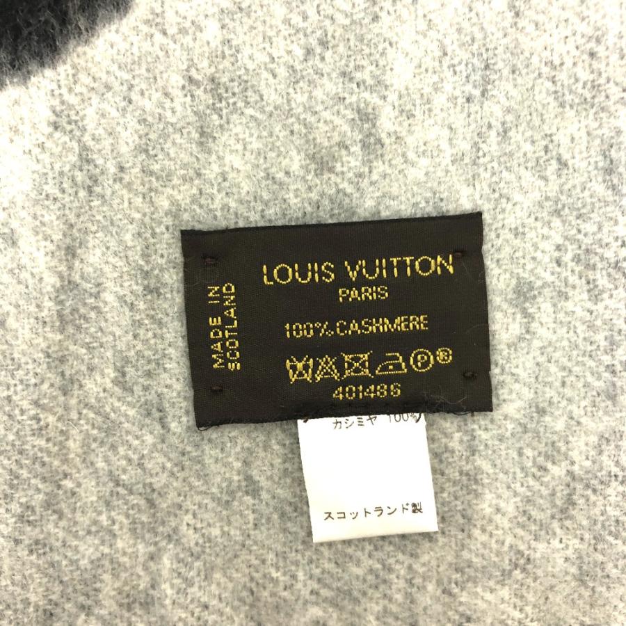 LOUIS VUITTON ルイヴィトン M71040 モノグラム レイキャビック 防寒具 ストール ショール マフラー ブラック レディース【中古】 | LOUIS VUITTON | 07