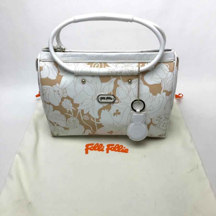 Folli Follie フォリフォリ トートバッグ アリス 花柄 ハンドバッグ 