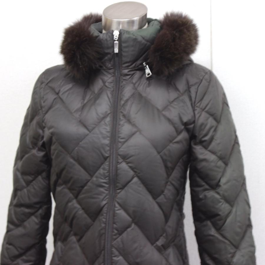 MONCLER モンクレール ロングダウンジャケット ダウンコート MELANIE メラニー ファーフード ダーク レディース | MONCLER | 01