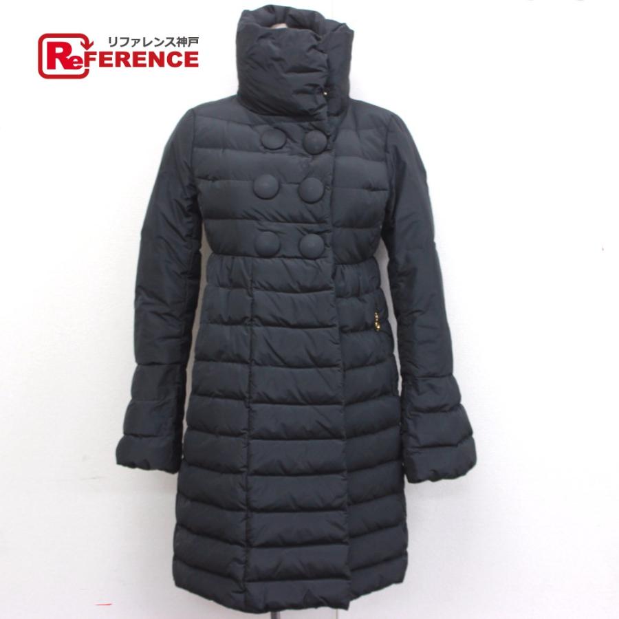 MONCLER モンクレール ジョアンナ ロングダウンジャケット ダウンコート レディース ブラック ブラック | MONCLER