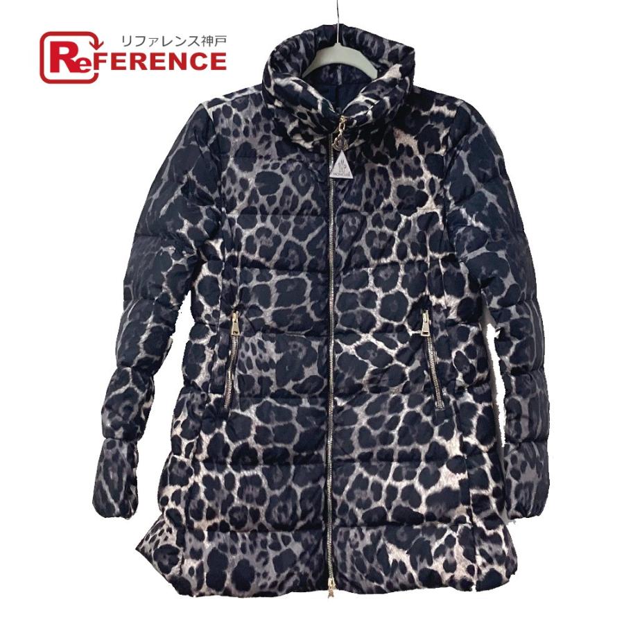 MONCLER モンクレール トルセッテ レオパード アパレル アウター ダウンコート グレー系 レディース【中古】未使用 | MONCLER
