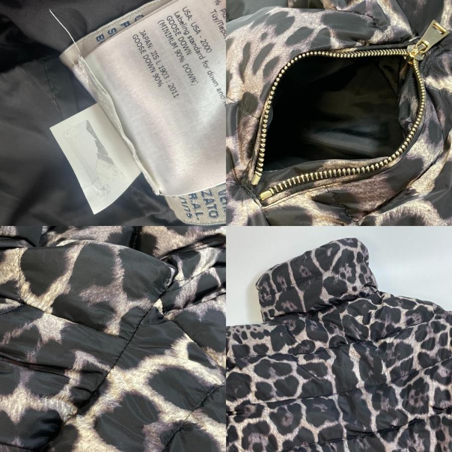 MONCLER モンクレール トルセッテ レオパード アパレル アウター ダウンコート グレー系 レディース【中古】未使用 | MONCLER | 09
