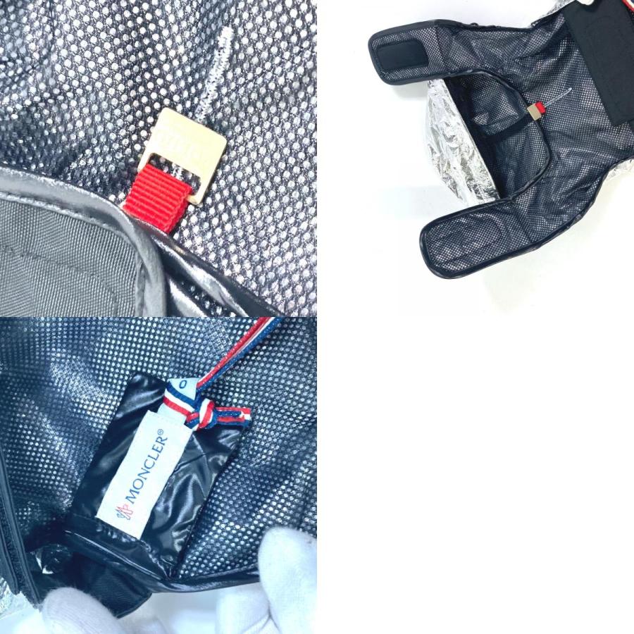 MONCLER モンクレール Poldo Dog Coutureマント ドッグウェア 犬服 ロゴ ペット 服 アパレル 雑貨 シルバー ユニセックス【中古】未使用 | MONCLER | 09