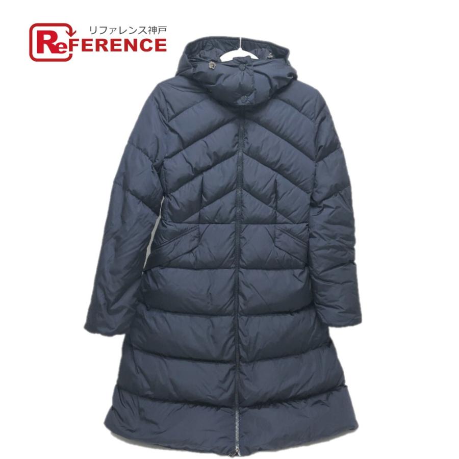 新品同様 MONCLER モンクレール AGOT アゴット ロング ダウンコート ダウン コート ダウンコート ブルー レディース【中古】 | MONCLER