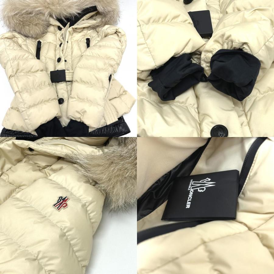 MONCLER モンクレール 20981A00053_5399E アパレル アウター ダウンジャケット ベージュ レディース【中古】の画像