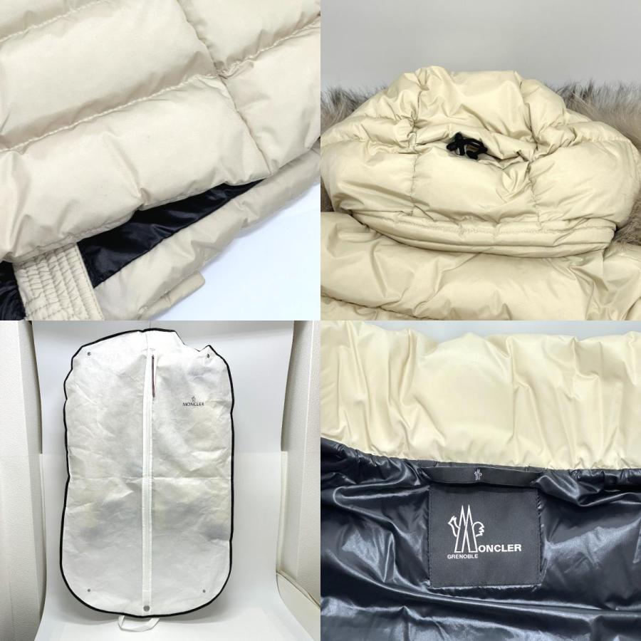 MONCLER モンクレール 20981A00053_5399E アパレル アウター ダウンジャケット ベージュ レディース【中古】の画像