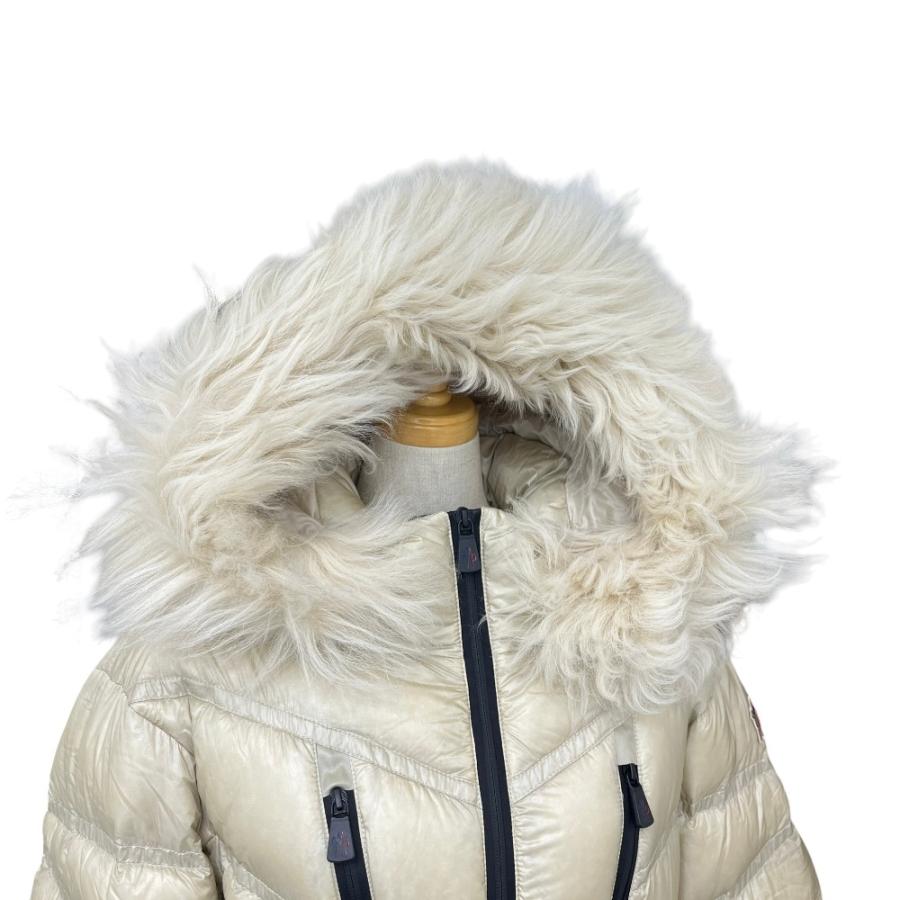 MONCLER モンクレール I20981A00050 539YL BERNIN ベルニン パデッド アパレル ダウン アウター ダウンジャケット 20E ベージュ 【中古】の画像