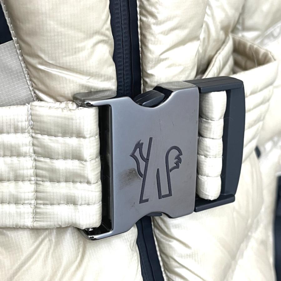 MONCLER モンクレール I20981A00050 539YL BERNIN ベルニン パデッド アパレル ダウン アウター ダウンジャケット 20E ベージュ 【中古】の画像