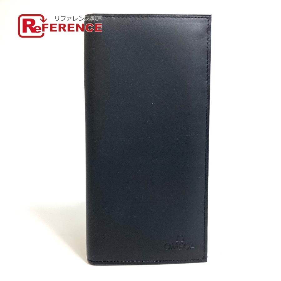 OMEGA オメガ ウォレット ロゴ 二つ折り 長財布 レザー ブラック メンズ【中古】未使用 :1200030-21072-3:リファレンス  コレクション - 通販 - Yahoo!ショッピング