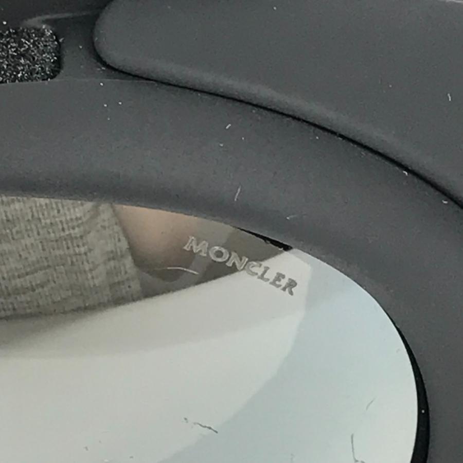 モンクレール MONCLER ロゴ ゴーグル めがね メガネ アイウェア 眼鏡 スキー スノボー スポーツ サングラス プラスチック ブラック 美品 MONCLER（モンクレール） 美品 ロゴ ゴーグル スキー スノボー
