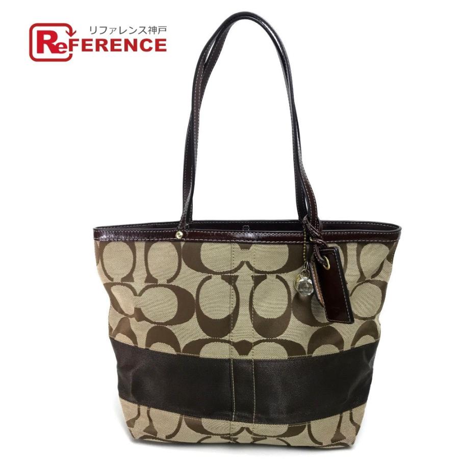 COACH コーチ F10124 トートバッグ ハンドバッグ シグネチャー