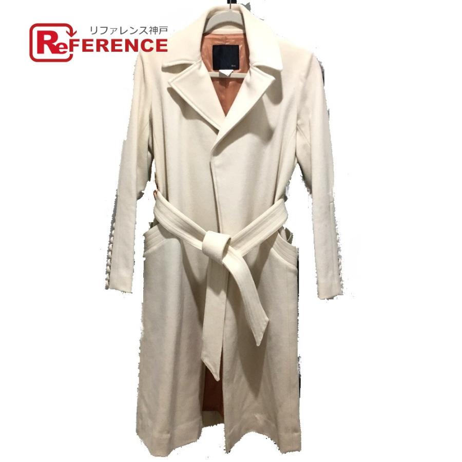DOUBLE STANDARD CLOTHING ダブルスタンダードクロージング sov(ソヴ) ロングコート ウール アイボリー レディース【中古】 | DOUBLE STANDARD CLOTHING