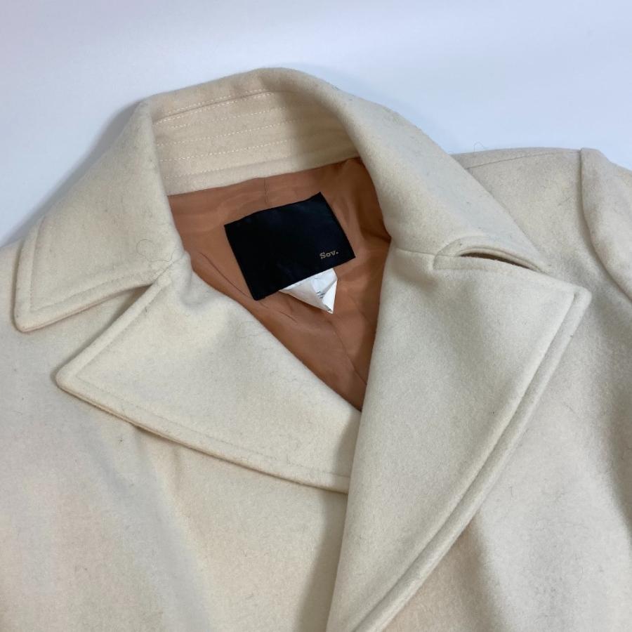 DOUBLE STANDARD CLOTHING ダブルスタンダードクロージング sov(ソヴ) ロングコート ウール アイボリー レディース【中古】 | DOUBLE STANDARD CLOTHING | 03