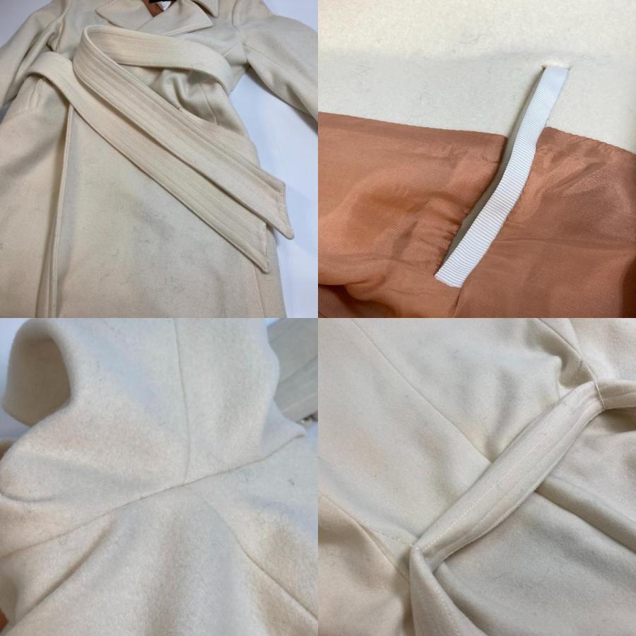 DOUBLE STANDARD CLOTHING ダブルスタンダードクロージング sov(ソヴ) ロングコート ウール アイボリー レディース【中古】 | DOUBLE STANDARD CLOTHING | 08