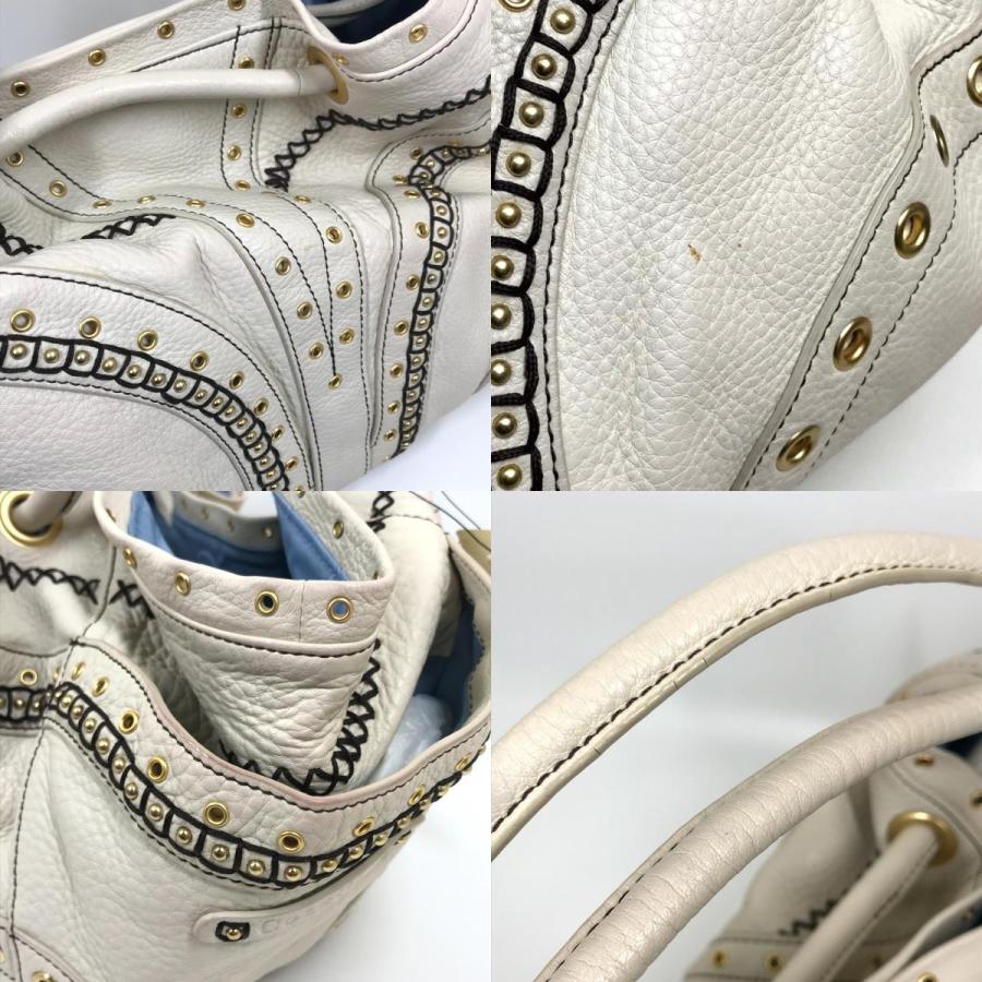 COLE HAAN コールハーン スタッズ プリーツ カバン ショルダー