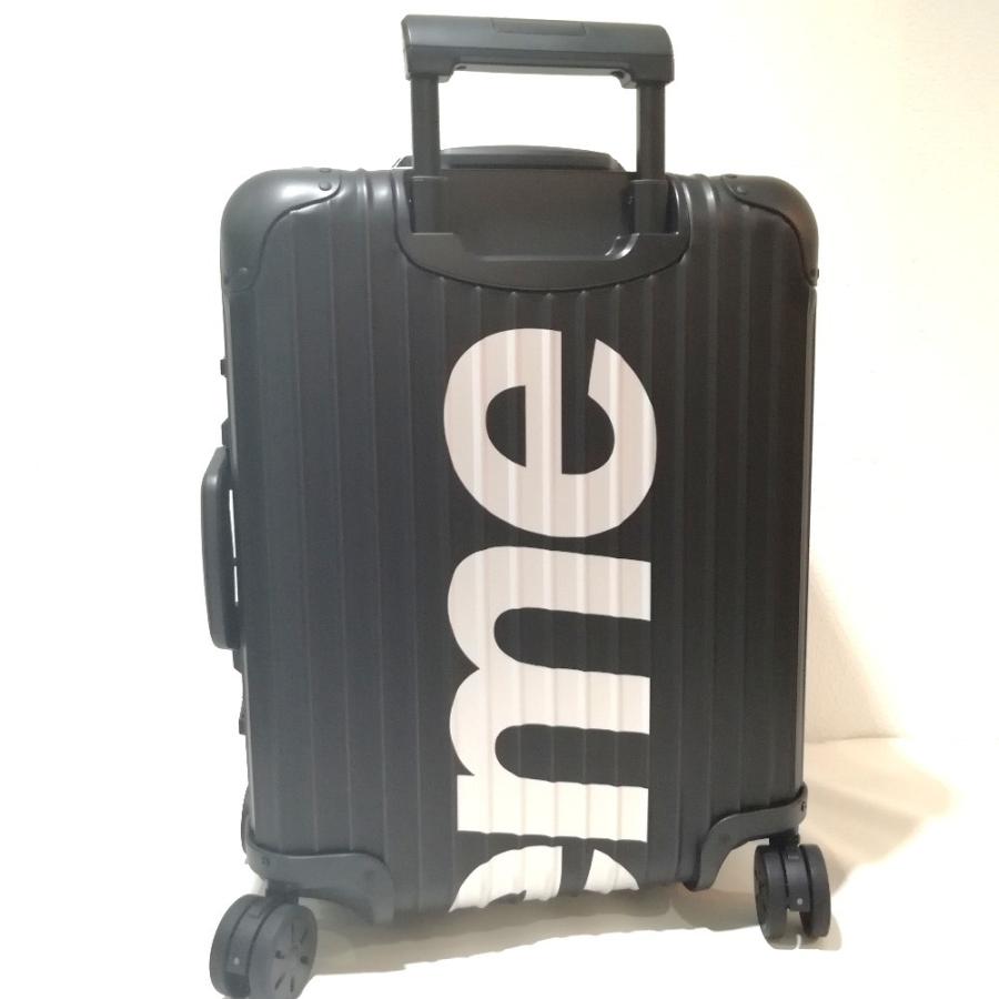 Multiwheel Rimowa キャリーバッグ Topas Supreme Rimowa リモワ Black 1 リファレンス 未使用 中古 ブラック 中古 シュプリーム リモワ 未使用 45l コレクション ユニセックス ブラック シュプリーム リモワ