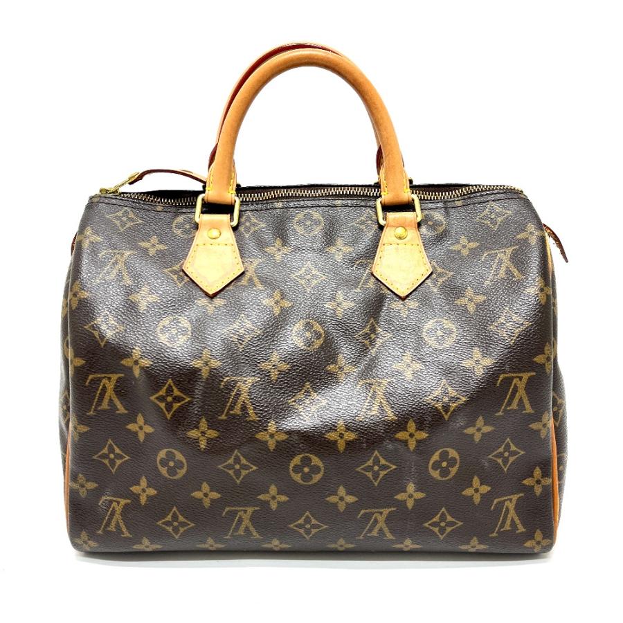 LOUIS VUITTON ルイヴィトン M41526 スピーディ30 カバン 旧型 ハンドバッグ ボストンバッグ ブラウン モノグラム レディース【中古】 | LOUIS VUITTON | 01