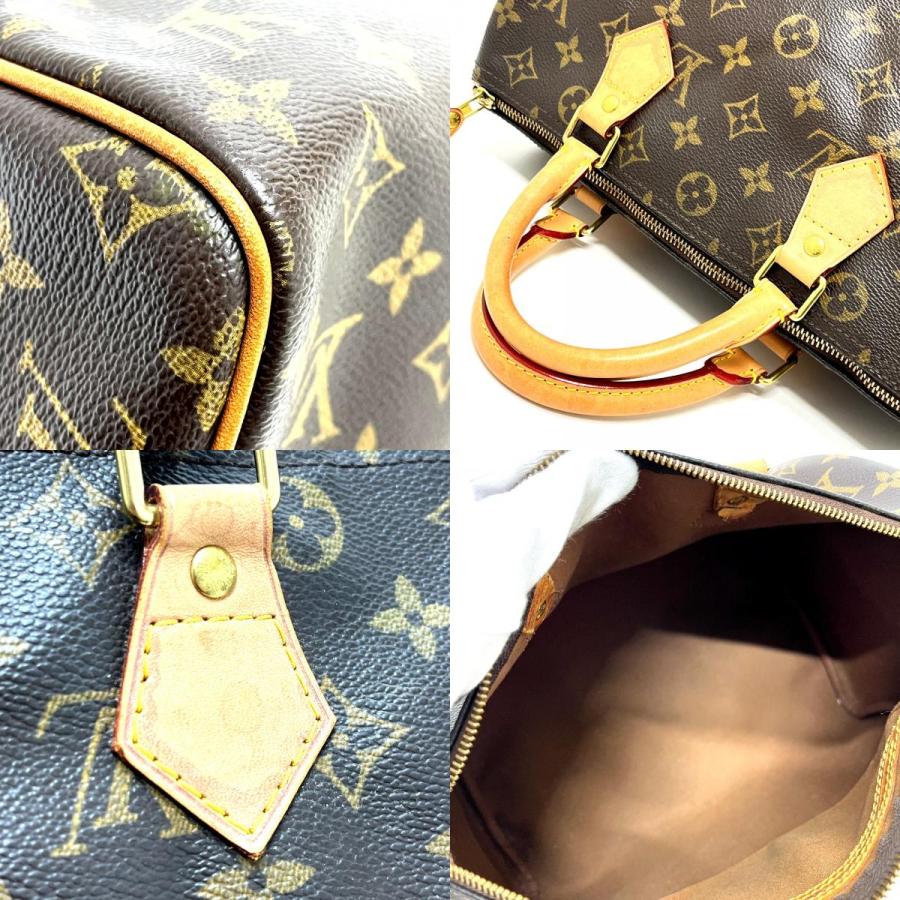 LOUIS VUITTON ルイヴィトン M41526 スピーディ30 カバン 旧型 ハンドバッグ ボストンバッグ ブラウン モノグラム レディース【中古】 | LOUIS VUITTON | 07