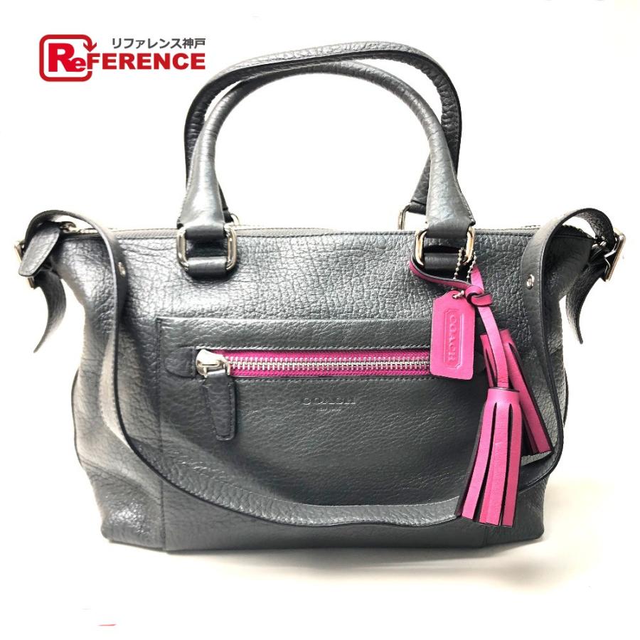 COACH 美品 コーチ 21140 ショルダーバッグ ハンドバッグ サッチェル 