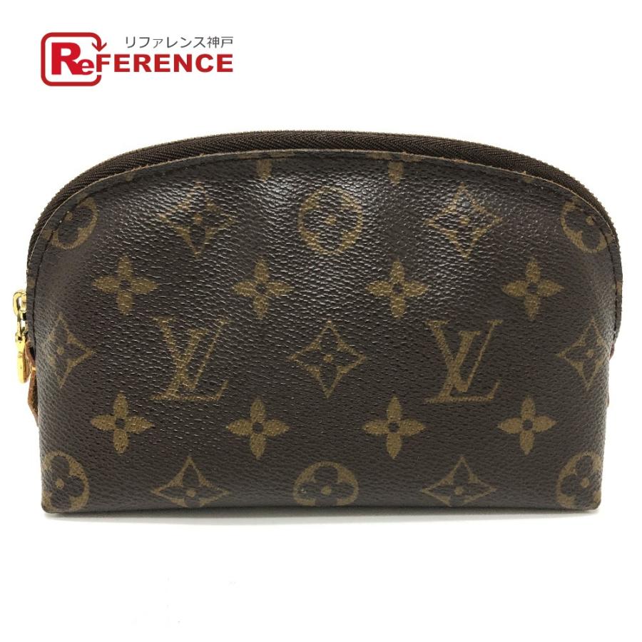LOUIS VUITTON ルイヴィトン Ｍ47515 ポシェット・コスメティックPM コスメポーチ 小物入れ 化粧ポーチ ブラウン レディース【中古】 | LOUIS VUITTON