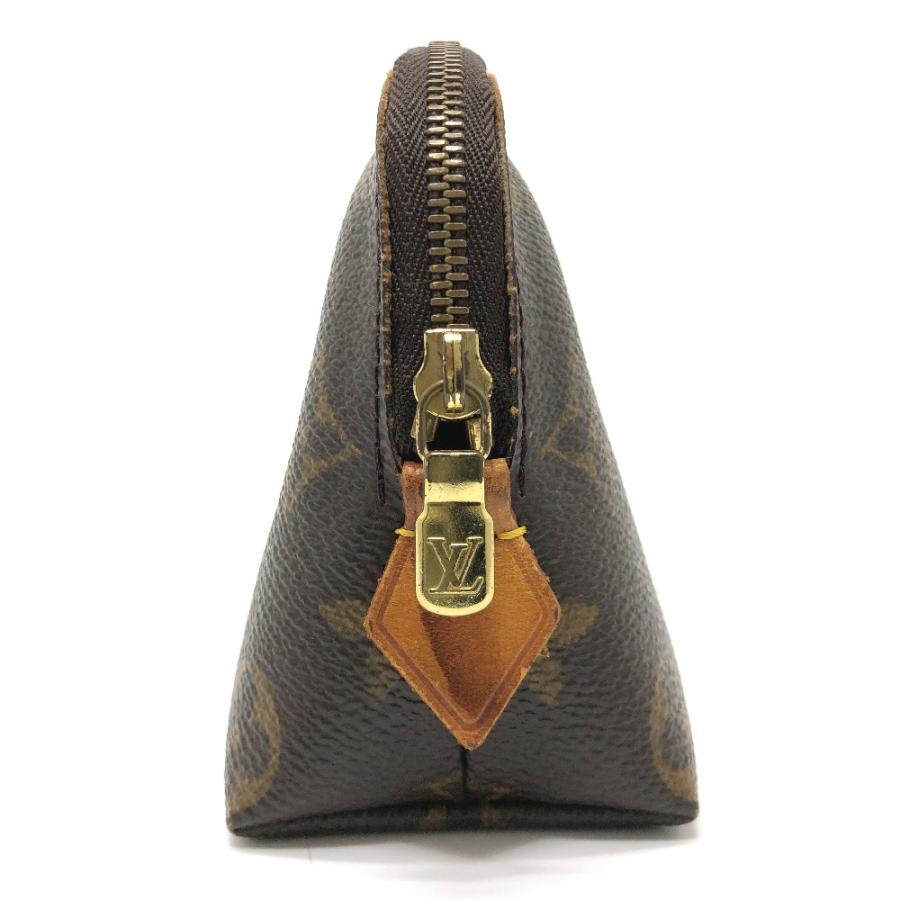 LOUIS VUITTON ルイヴィトン Ｍ47515 ポシェット・コスメティックPM コスメポーチ 小物入れ 化粧ポーチ ブラウン レディース【中古】 | LOUIS VUITTON | 02