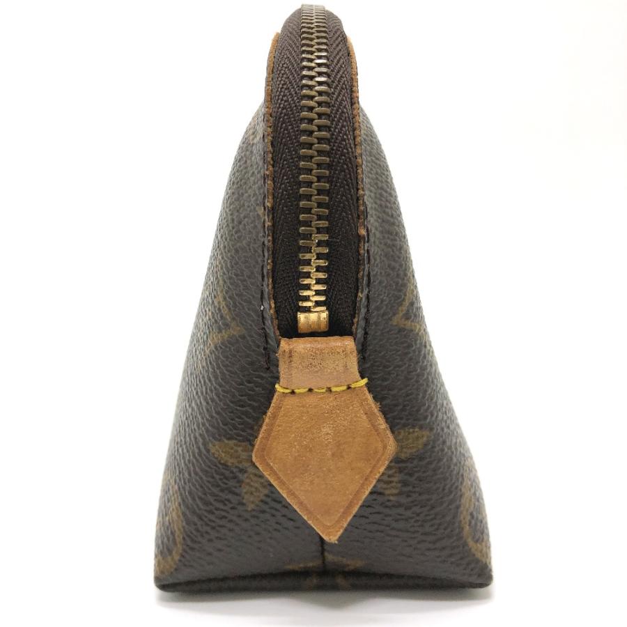 LOUIS VUITTON ルイヴィトン Ｍ47515 ポシェット・コスメティックPM コスメポーチ 小物入れ 化粧ポーチ ブラウン レディース【中古】 | LOUIS VUITTON | 03