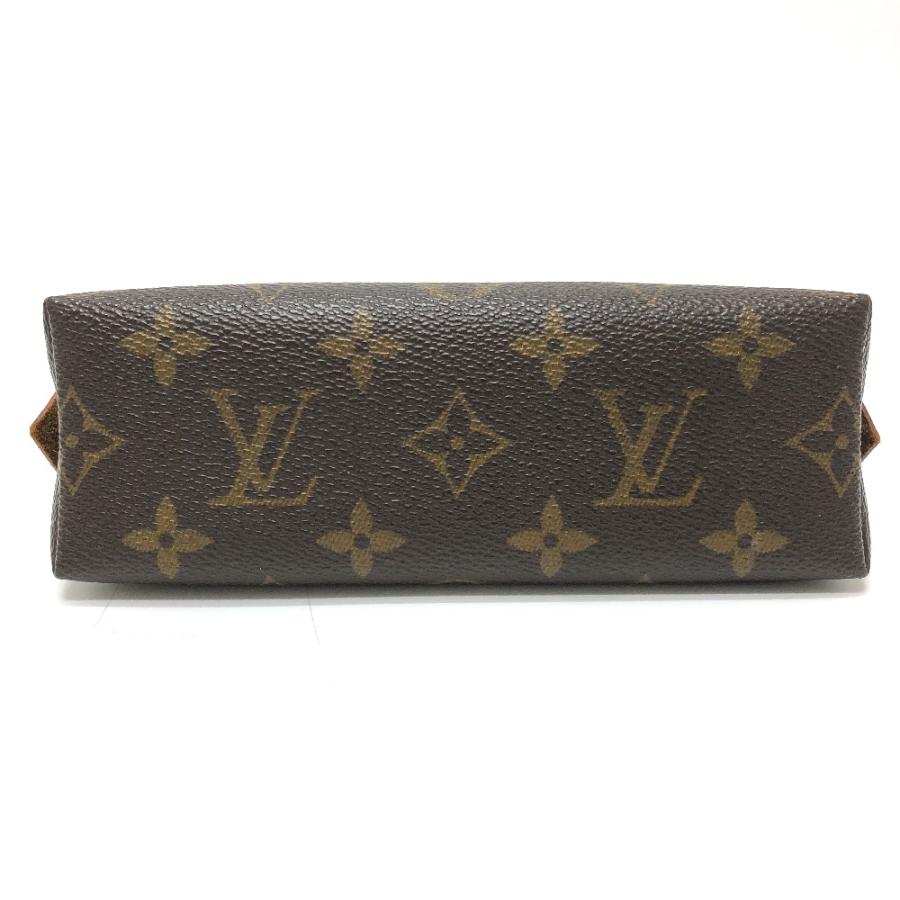 LOUIS VUITTON ルイヴィトン Ｍ47515 ポシェット・コスメティックPM コスメポーチ 小物入れ 化粧ポーチ ブラウン レディース【中古】 | LOUIS VUITTON | 04