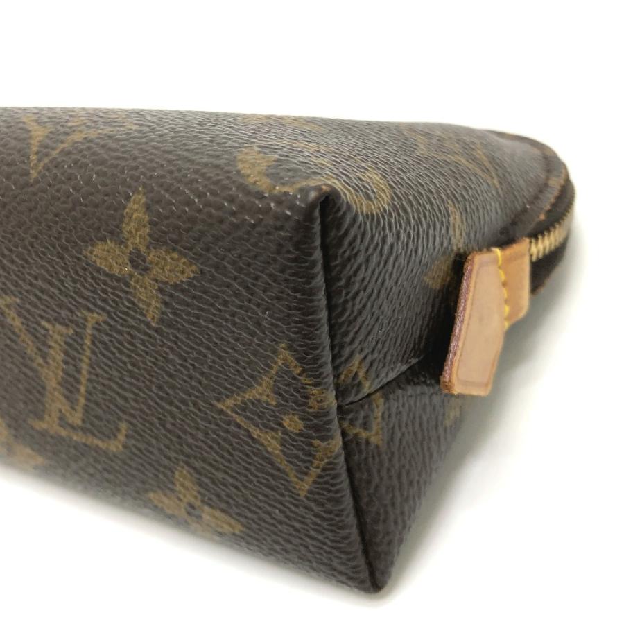 LOUIS VUITTON ルイヴィトン Ｍ47515 ポシェット・コスメティックPM コスメポーチ 小物入れ 化粧ポーチ ブラウン レディース【中古】 | LOUIS VUITTON | 05