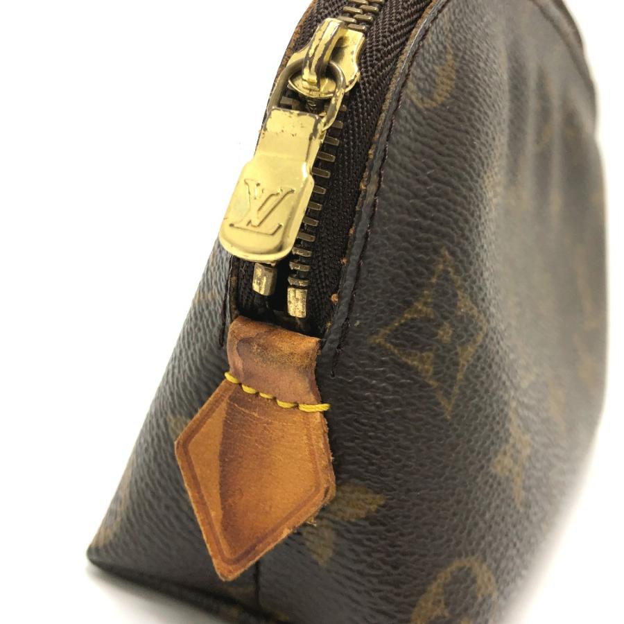 LOUIS VUITTON ルイヴィトン Ｍ47515 ポシェット・コスメティックPM コスメポーチ 小物入れ 化粧ポーチ ブラウン レディース【中古】 | LOUIS VUITTON | 07
