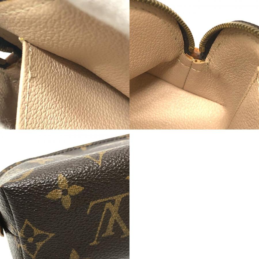 LOUIS VUITTON ルイヴィトン Ｍ47515 ポシェット・コスメティックPM コスメポーチ 小物入れ 化粧ポーチ ブラウン レディース【中古】 | LOUIS VUITTON | 09