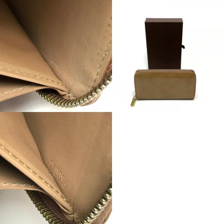 LOUIS VUITTON ルイ・ヴィトン M91470 ヴェルニ ジッピーウォレット パテントレザー 長財布 ノワゼット | LOUIS VUITTON | 09