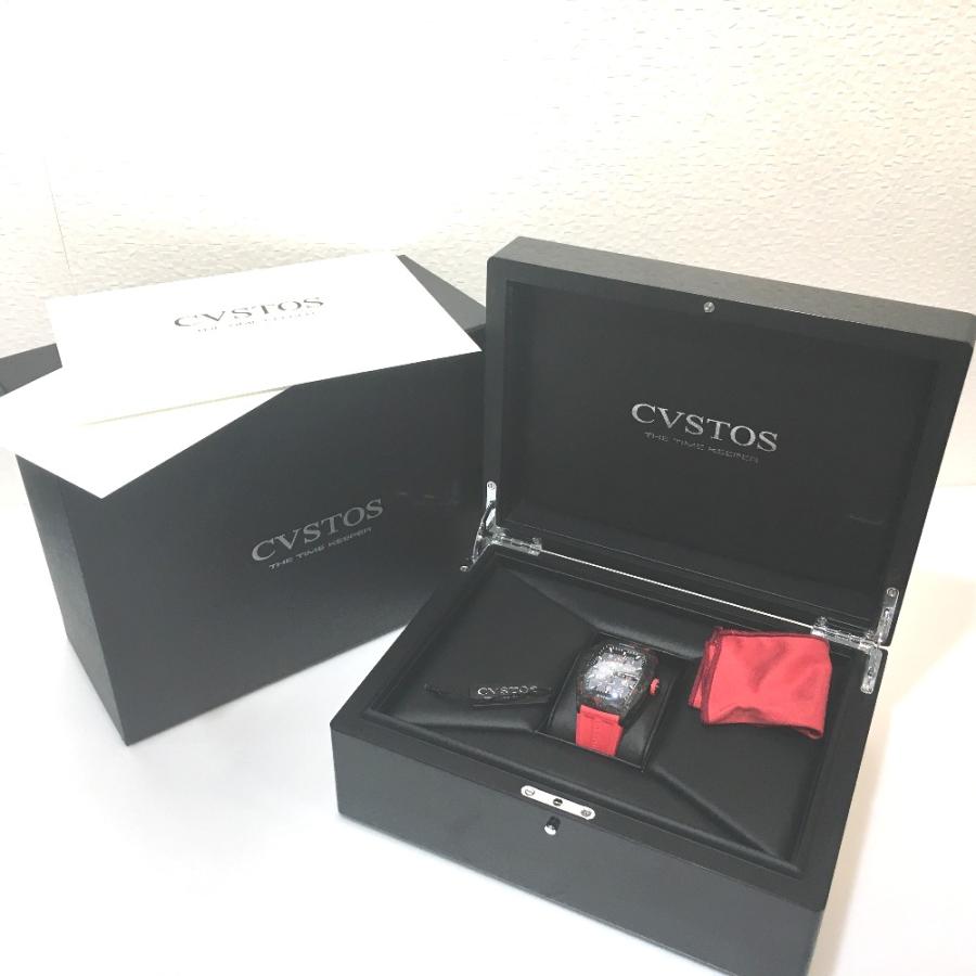 新品同様 CVSTOS クストス CVT-JET2-SL-RED FGDC 腕時計 チャレンジ ジェットライナーII スケルトン | CVSTOS | 08