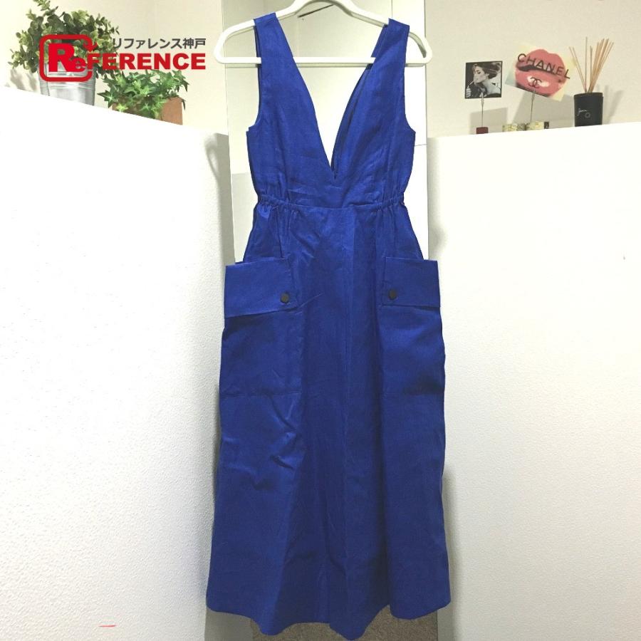 未使用 LE CIEL BLEU ルシェルブルー 20S65628 ジャンバースカート ロータスリネンドレス ワンピース | 