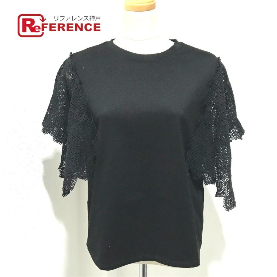 未使用 LE CIEL BLEU ルシェルブルー 21S62411 レース パネル スリーブ り  サイズ36 | 