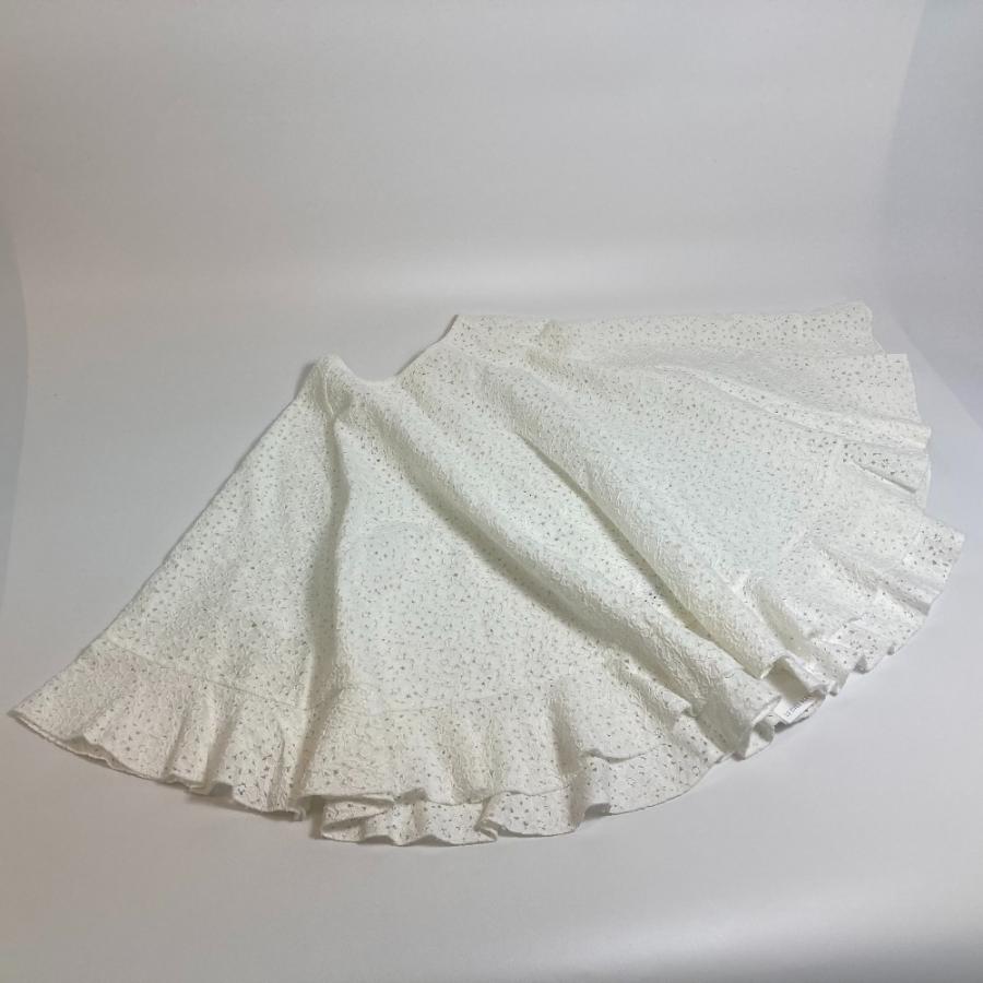 LE CIEL BLEU ルシェルブルー レース ケープ ポンチョ コットン ホワイト レディース【中古】未使用 |  | 04