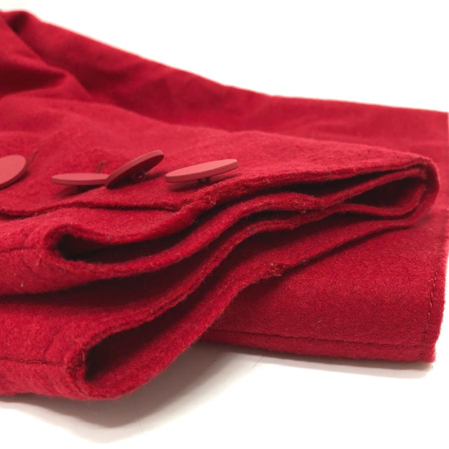 新品同様 LE CIEL BLEU ルシェルブルー 23A67621 ボタンモチーフ スカート レッド レディース【中古】 |  | 03