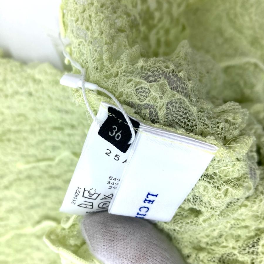 未使用 LE CIEL BLEU ルシェルブルー 25A62203 レースジェシースキントップス アパレル カットソー グリーン レディース【中古】 |  | 06