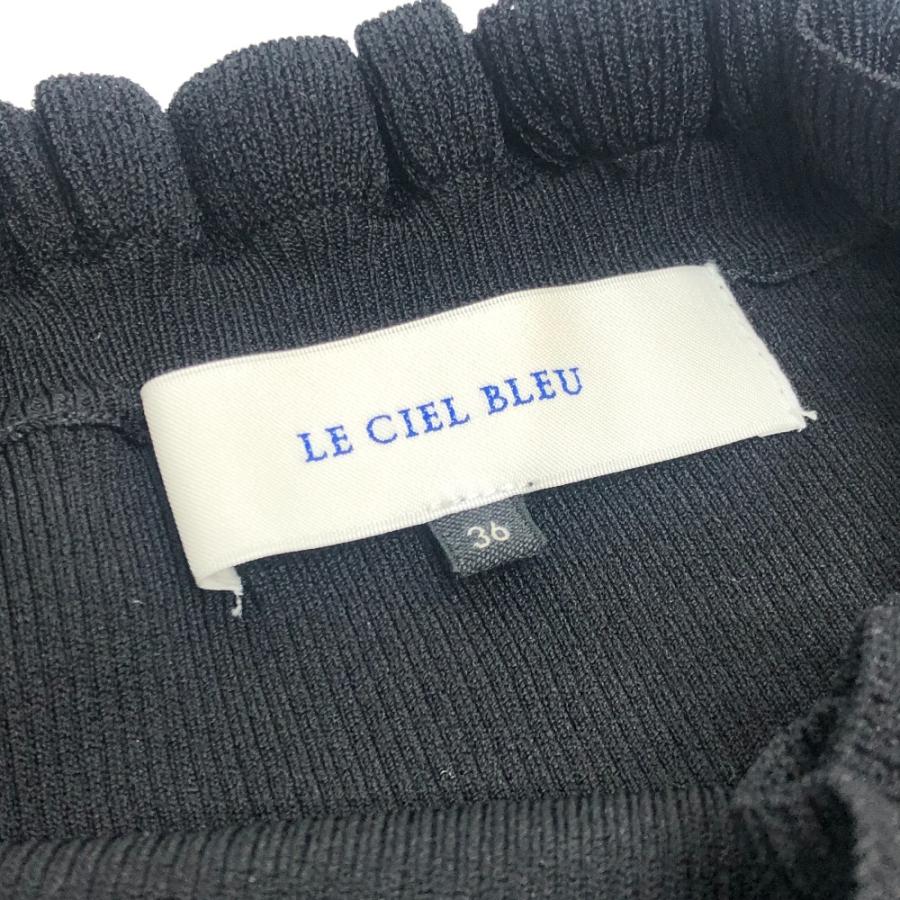 新品同様 LE CIEL BLEU ルシェルブルー 19A61103 オフショル ニット 長袖 長袖ニット ニット ブラック レディース【中古】 |  | 06