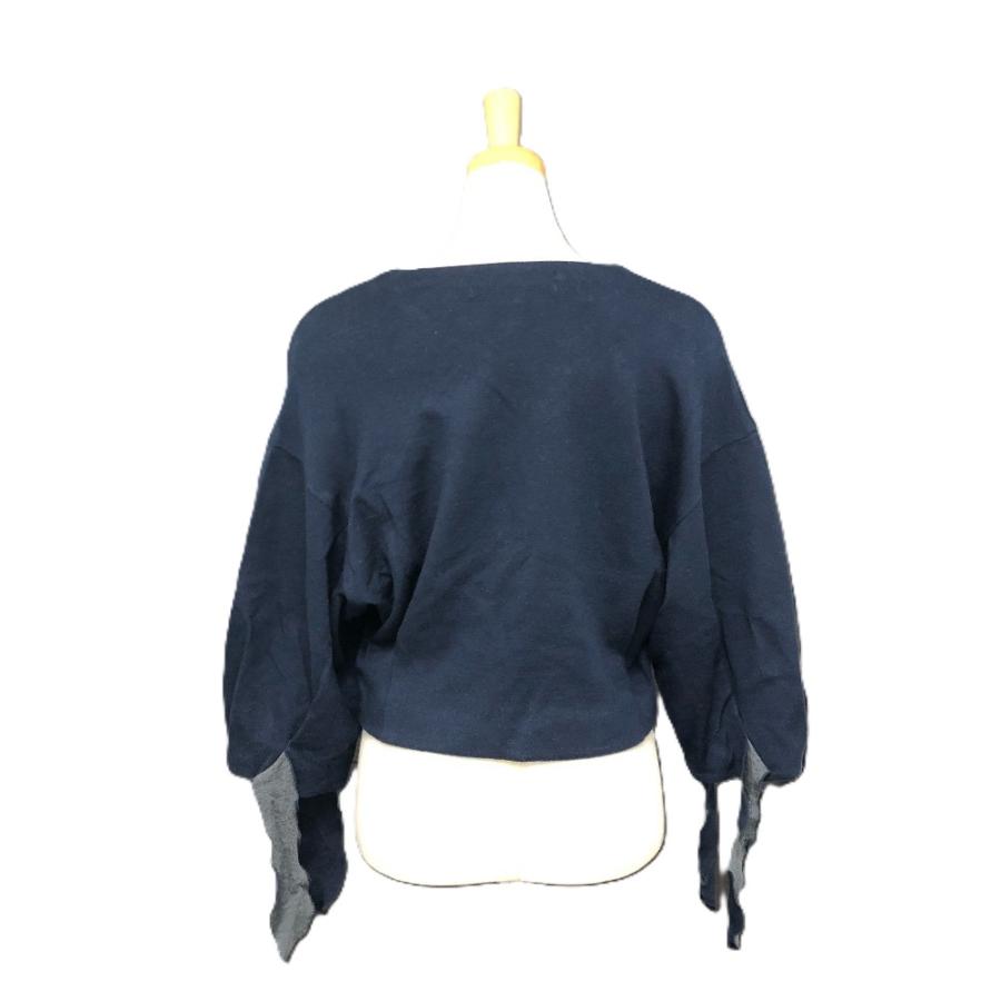 美品 LE CIEL BLEU ルシェルブルー 19A62201 半袖 トップス アパレル スウェット ネイビー レディース【中古】 |  | 01