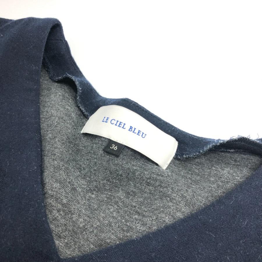 美品 LE CIEL BLEU ルシェルブルー 19A62201 半袖 トップス アパレル スウェット ネイビー レディース【中古】 |  | 04