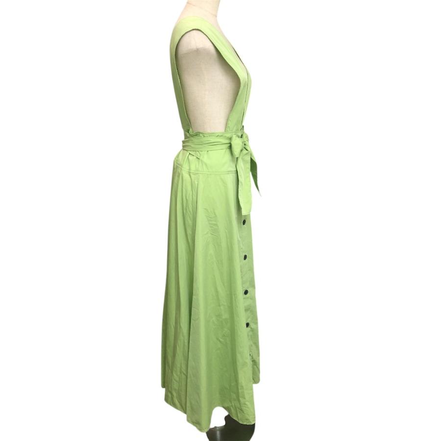 未使用 LE CIEL BLEU ルシェルブルー 24S65521 ハイウエストフレアドレス スカート アパレル ワンピース グリーン レディース【中古】 |  | 03