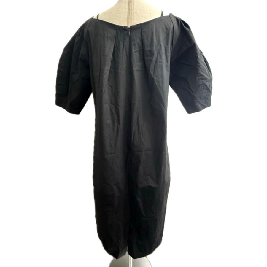 美品 LE CIEL BLEU ルシェルブルー 23S65515 アパレル ドレス 半袖 パフスリーブ ワンピース ブラック レディース【中古】 |  | 01