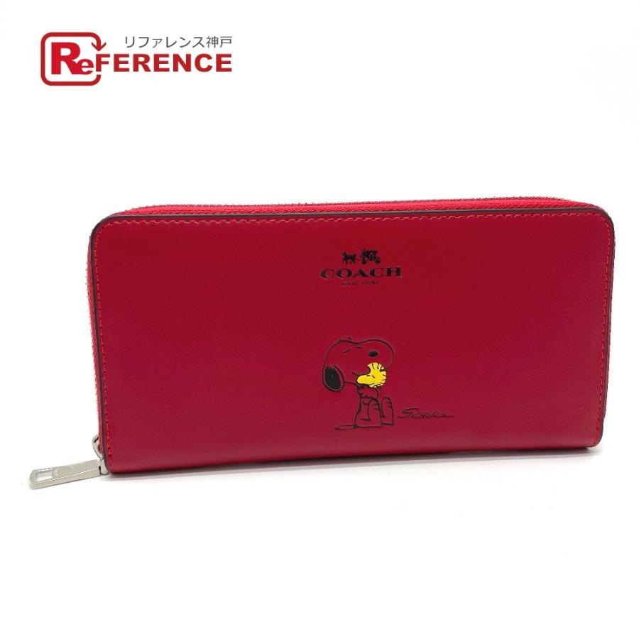 Coach コーチ F スヌーピー 長財布 小銭入れあり レッド ユニセックス 未使用 中古 1 リファレンス コレクション 通販 Yahoo ショッピング