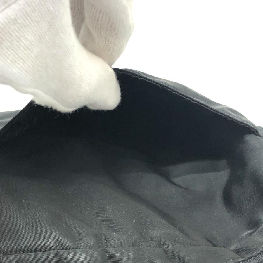 PRADA プラダ 三角プレート セカンドバッグ クラッチバック バック クラッチバッグ ブラック レディース【中古】 | PRADA | 07