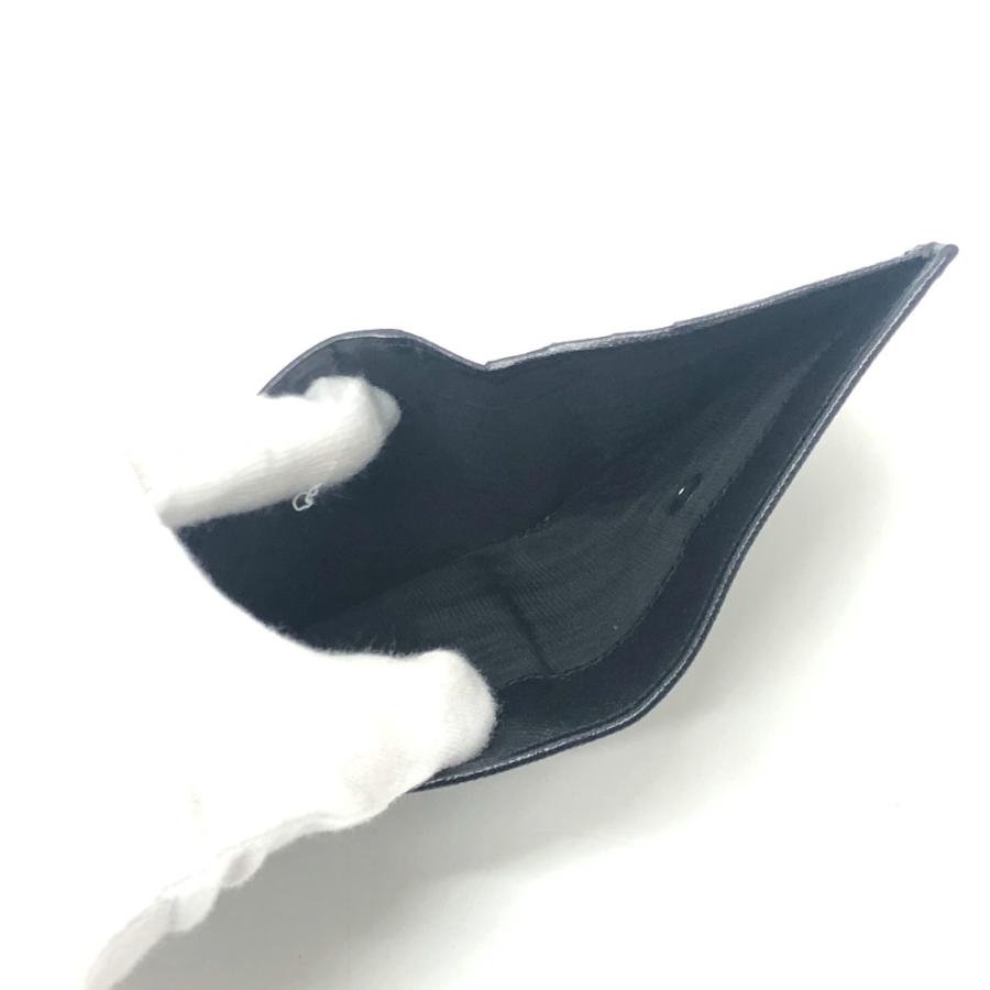 PRADA プラダ M176A トライアングルプレート 財布 ミニウォレット 三角プレート  3つ折り財布 ブラック レディース【中古】 | PRADA | 07