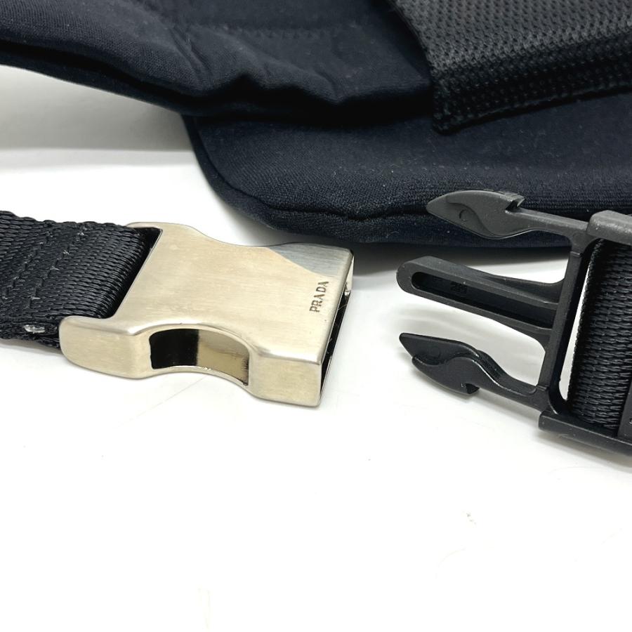 PRADA プラダ MV563 ボディバッグ カバン バッグ プラダスポーツ ウエストバッグ ブラック ユニセックス【中古】 | PRADA | 04