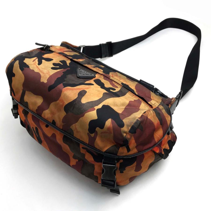 PRADA プラダ VA0991 カモフラージュ 迷彩柄 ロゴプレート