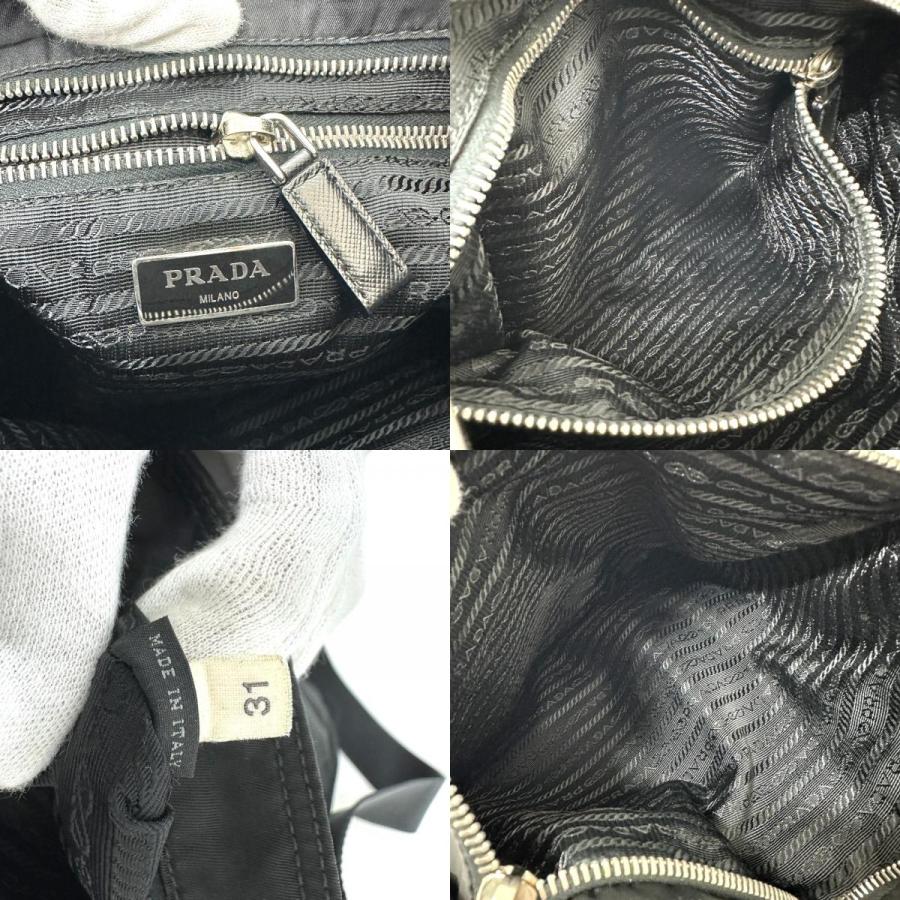 PRADA プラダ VA0859 トライアングルプレート スカル フラット カバン  