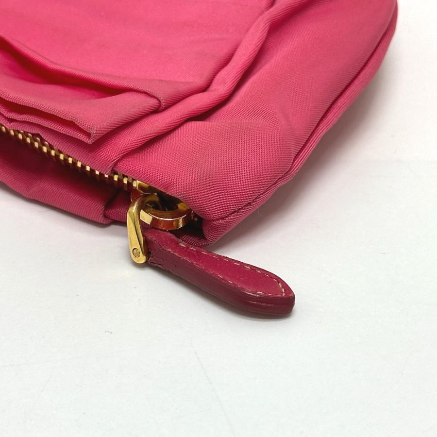 PRADA（プラダ） 1N1422 ロゴ リボン 小物 ストラップ付 マルチポーチ