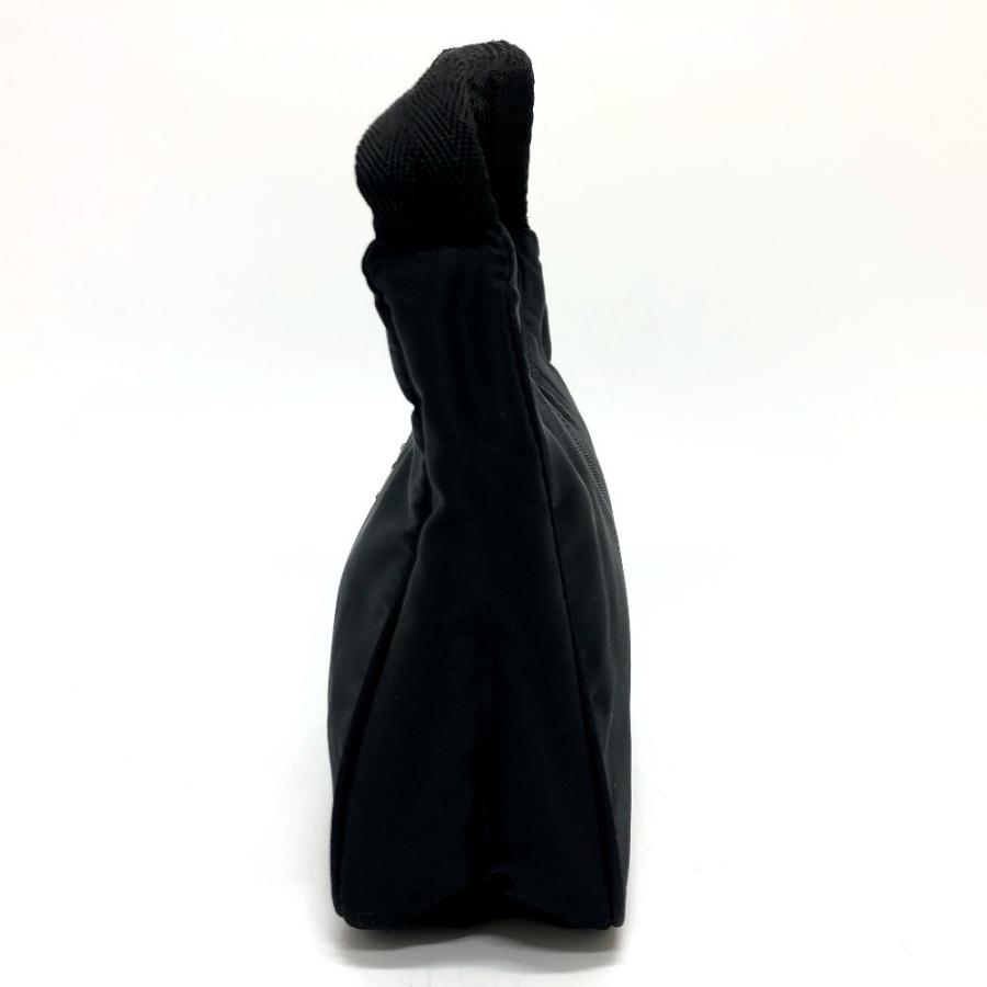 PRADA プラダ MV515 三角プレート ミニ ミニハンドバック ハンドバック 気アバン バック ハンドバッグ ブラック レディース【中古】 | PRADA | 02